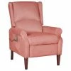 VidaXL Fauteuil de massage inclinable Rose Velours