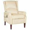 VidaXL Fauteuil de massage inclinable Crème Velours