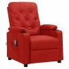 VidaXL Fauteuil de massage inclinable Rouge bordeaux Similicuir