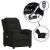 VidaXL Fauteuil électrique de massage Noir Velours