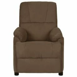 VidaXL Fauteuil de massage inclinable Marron Similicuir daim 7 VidaXL Fauteuil de massage inclinable Marron Similicuir daim -Fauteuils électriques Soldes image 2 324052