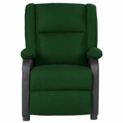 VidaXL Fauteuil de massage inclinable Vert foncé Similicuir et tissu 7 VidaXL Fauteuil de massage inclinable Vert foncé Similicuir et tissu -Fauteuils électriques Soldes image 2 329501