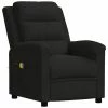 VidaXL Fauteuil de massage inclinable Noir Velours