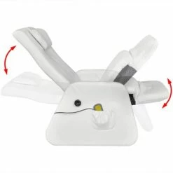 VidaXL Fauteuil de massage Blanc Similicuir -Fauteuils électriques Soldes image 3 242511