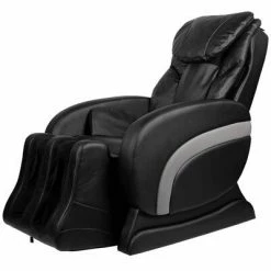VidaXL Fauteuil de massage Noir Similicuir -Fauteuils électriques Soldes image 3 244300
