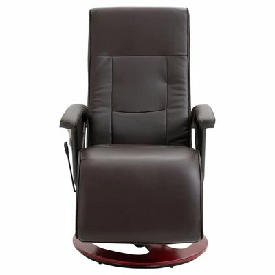 VidaXL Fauteuil de massage Marron Similicuir 3 VidaXL Fauteuil de massage Marron Similicuir – Image 3