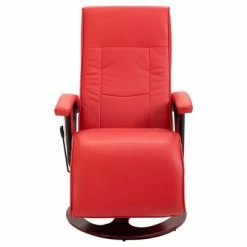 VidaXL Fauteuil de massage Rouge Similicuir -Fauteuils électriques Soldes image 3 248458