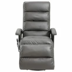 VidaXL Fauteuil de massage TV Gris Similicuir -Fauteuils électriques Soldes image 3 248482