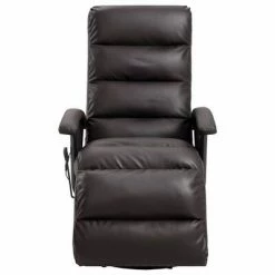 VidaXL Fauteuil de massage TV Marron Similicuir -Fauteuils électriques Soldes image 3 248483
