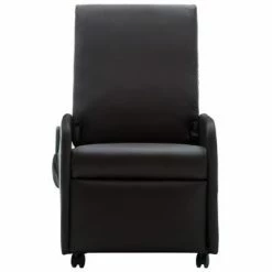 VidaXL Fauteuil inclinable de massage Marron Similicuir 8 VidaXL Fauteuil inclinable de massage Marron Similicuir -Fauteuils électriques Soldes image 3 248638