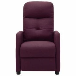 VidaXL Fauteuil inclinable de massage Violet Tissu -Fauteuils électriques Soldes image 3 289833