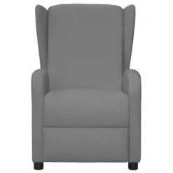 VidaXL Fauteuil inclinable releveur de massage Gris Similicuir -Fauteuils électriques Soldes image 3 3098253
