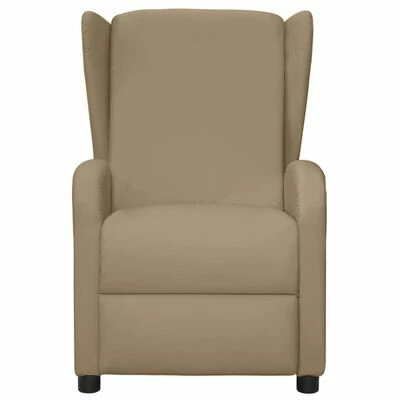 VidaXL Fauteuil inclinable releveur de massage Cappuccino Similicuir 3 VidaXL Fauteuil inclinable releveur de massage Cappuccino Similicuir – Image 3