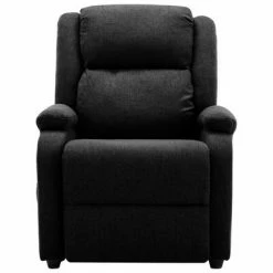 VidaXL Fauteuil de massage inclinable électrique Noir Tissu -Fauteuils électriques Soldes image 3 3098361