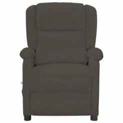 VidaXL Fauteuil de massage inclinable électrique Gris foncé Velours -Fauteuils électriques Soldes image 3 3098405