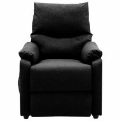 VidaXL Fauteuil de massage inclinable électrique Noir Tissu 8 VidaXL Fauteuil de massage inclinable électrique Noir Tissu -Fauteuils électriques Soldes image 3 3098433