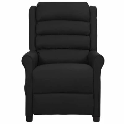 VidaXL Fauteuil inclinable électrique de massage Noir Similicuir 3 VidaXL Fauteuil inclinable électrique de massage Noir Similicuir – Image 3