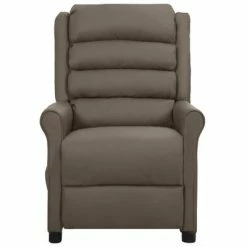 VidaXL Fauteuil inclinable électrique de massage Gris Similicuir 8 VidaXL Fauteuil inclinable électrique de massage Gris Similicuir -Fauteuils électriques Soldes image 3 3098475