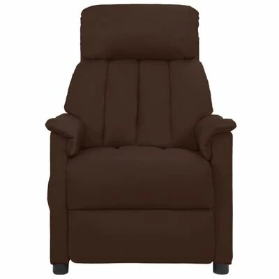 VidaXL Fauteuil de massage inclinable électrique Marron Similicuir 3 VidaXL Fauteuil de massage inclinable électrique Marron Similicuir – Image 3
