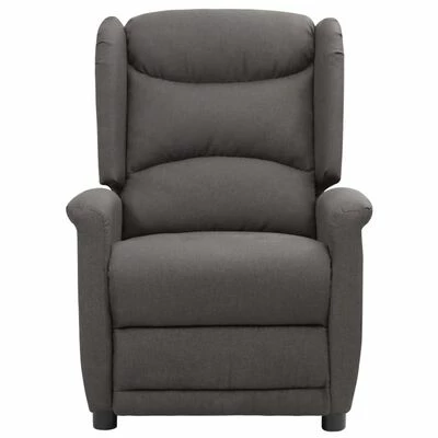 VidaXL Fauteuil de massage inclinable électrique Gris foncé Tissu 3 VidaXL Fauteuil de massage inclinable électrique Gris foncé Tissu – Image 3