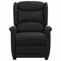 VidaXL Fauteuil de massage inclinable électrique Noir Tissu -Fauteuils électriques Soldes image 3 3098520