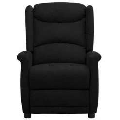 VidaXL Fauteuil inclinable de massage électrique Noir Tissu microfibre -Fauteuils électriques Soldes image 3 3098541
