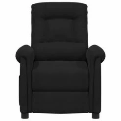VidaXL Fauteuil inclinable de massage électrique Noir Tissu microfibre -Fauteuils électriques Soldes image 3 3098593