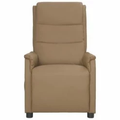 VidaXL Fauteuil inclinable électrique de massage Cappuccino Similicuir -Fauteuils électriques Soldes image 3 3098605