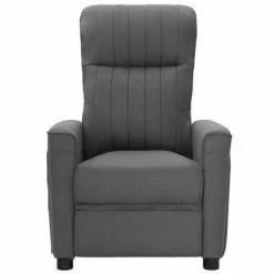 VidaXL Fauteuil électrique de massage Gris clair Tissu -Fauteuils électriques Soldes image 3 3098889