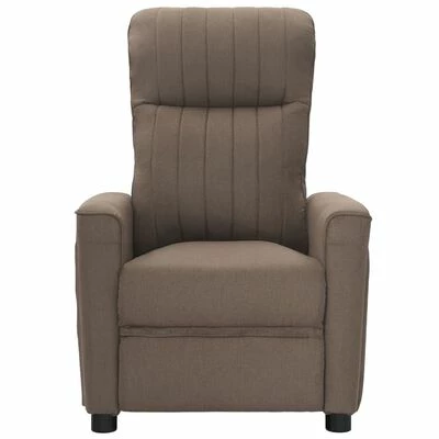 VidaXL Fauteuil électrique de massage Taupe Tissu 3 VidaXL Fauteuil électrique de massage Taupe Tissu – Image 3