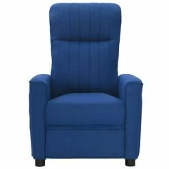 VidaXL Fauteuil électrique de massage Bleu Tissu -Fauteuils électriques Soldes image 3 3098899