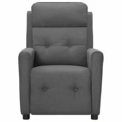 VidaXL Fauteuil électrique de massage Gris clair Tissu -Fauteuils électriques Soldes image 3 3098913