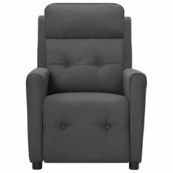 VidaXL Fauteuil électrique de massage Gris foncé Tissu -Fauteuils électriques Soldes image 3 3098914