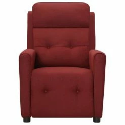 VidaXL Fauteuil électrique de massage Rouge bordeaux Tissu 8 VidaXL Fauteuil électrique de massage Rouge bordeaux Tissu -Fauteuils électriques Soldes image 3 3098916