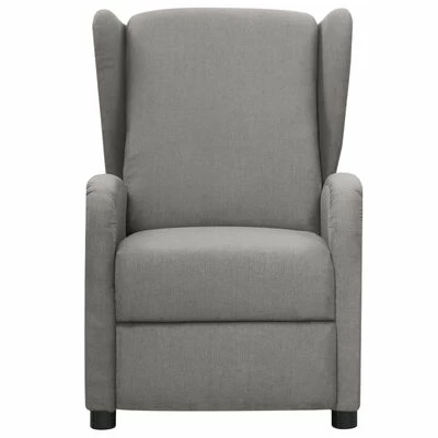 VidaXL Fauteuil électrique de massage Gris clair Tissu 3 VidaXL Fauteuil électrique de massage Gris clair Tissu – Image 3