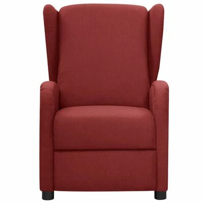 VidaXL Fauteuil électrique de massage Rouge bordeaux Tissu 3 VidaXL Fauteuil électrique de massage Rouge bordeaux Tissu – Image 3