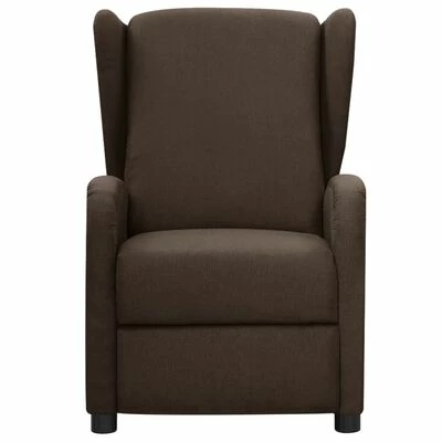 VidaXL Fauteuil électrique de massage Marron foncé Tissu 3 VidaXL Fauteuil électrique de massage Marron foncé Tissu – Image 3