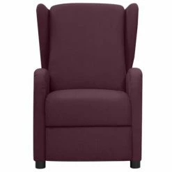 VidaXL Fauteuil électrique de massage Violet Tissu -Fauteuils électriques Soldes image 3 3098944