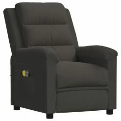 VidaXL Fauteuil électrique de massage Gris foncé Velours 8 VidaXL Fauteuil électrique de massage Gris foncé Velours -Fauteuils électriques Soldes image 3 3099013