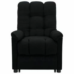 VidaXL Fauteuil inclinable de massage Noir Tissu 8 VidaXL Fauteuil inclinable de massage Noir Tissu -Fauteuils électriques Soldes image 3 3100354