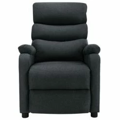 VidaXL Fauteuil inclinable de massage Gris foncé Tissu 8 VidaXL Fauteuil inclinable de massage Gris foncé Tissu -Fauteuils électriques Soldes image 3 321227