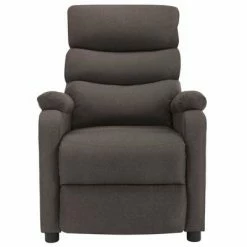 VidaXL Fauteuil inclinable de massage Taupe Tissu -Fauteuils électriques Soldes image 3 321234