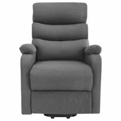VidaXL Fauteuil inclinable de massage Gris clair Tissu 8 VidaXL Fauteuil inclinable de massage Gris clair Tissu -Fauteuils électriques Soldes image 3 321246