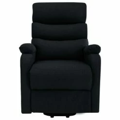 VidaXL Fauteuil inclinable de massage Noir Tissu -Fauteuils électriques Soldes image 3 321248