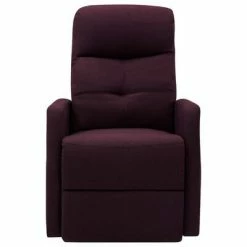 VidaXL Fauteuil inclinable de massage Violet Tissu -Fauteuils électriques Soldes image 3 321349