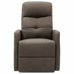 VidaXL Fauteuil inclinable de massage Taupe Tissu -Fauteuils électriques Soldes image 3 321350