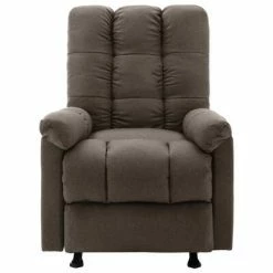 VidaXL Fauteuil de massage inclinable Marron Tissu -Fauteuils électriques Soldes image 3 321414