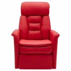 VidaXL Fauteuil inclinable de massage Rouge Similicuir -Fauteuils électriques Soldes image 3 324019