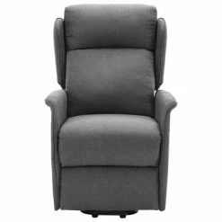 VidaXL Fauteuil de massage inclinable Gris clair Tissu -Fauteuils électriques Soldes image 3 324031