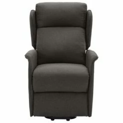 VidaXL Fauteuil de massage inclinable Gris foncé Tissu -Fauteuils électriques Soldes image 3 324032